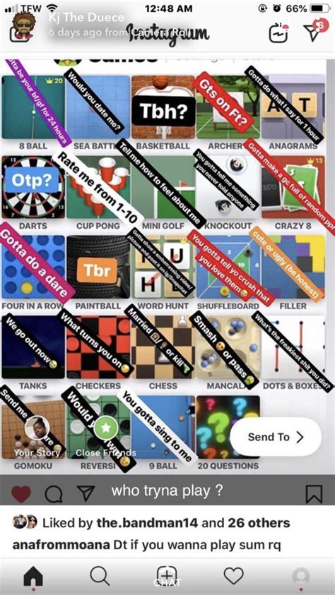 iMessage games Snapchat post